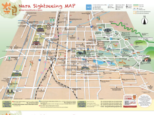 Nara City Sightseeing Map