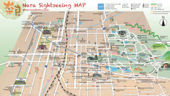 Nara City Sightseeing Map